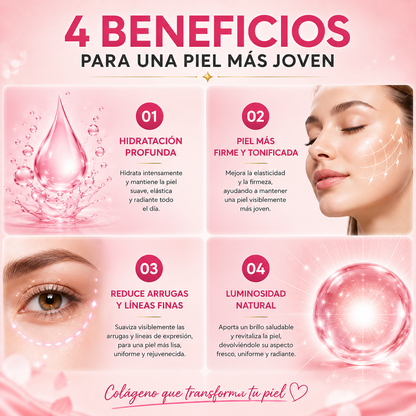 Dile adiós a las arrugas y luce una piel más hidratada con nuestro Bálsamo Multivolumen de Colágeno Rosa | SkinCare Coreano🇰🇷