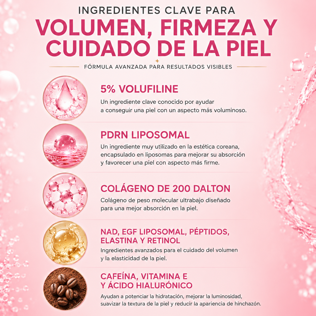 Dile adiós a las arrugas y luce una piel más hidratada con nuestro Bálsamo Multivolumen de Colágeno Rosa | SkinCare Coreano🇰🇷