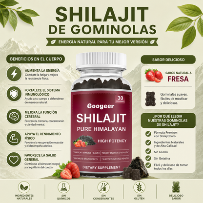 Gominolas de Shilajit del Himalaya - 100% natural y máxima vitalidad