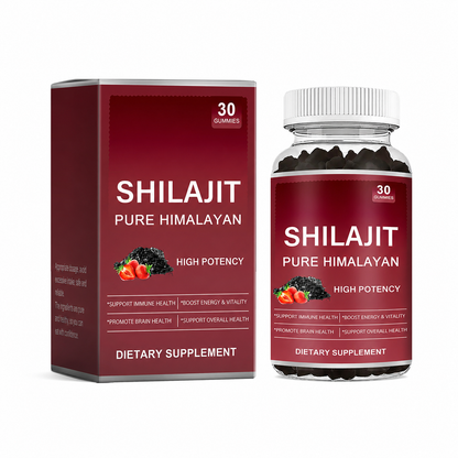 Shilajit en Gominolas 🍓 | Energía, vitalidad y rendimiento masculino en 1 gominola al día