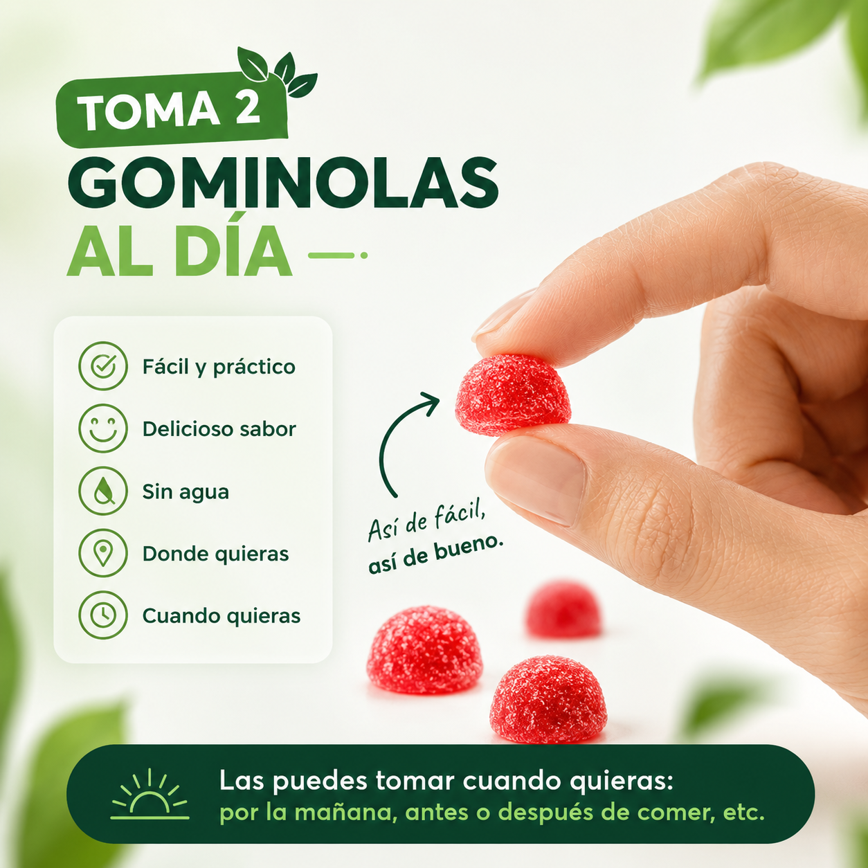 Dile Adiós a la Hinchazón y Recupera tu Digestión con "Gominolas de Vinagre de Manzana"
