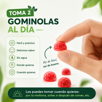 Dile Adiós a la Hinchazón y Recupera tu Digestión con "Gominolas de Vinagre de Manzana"