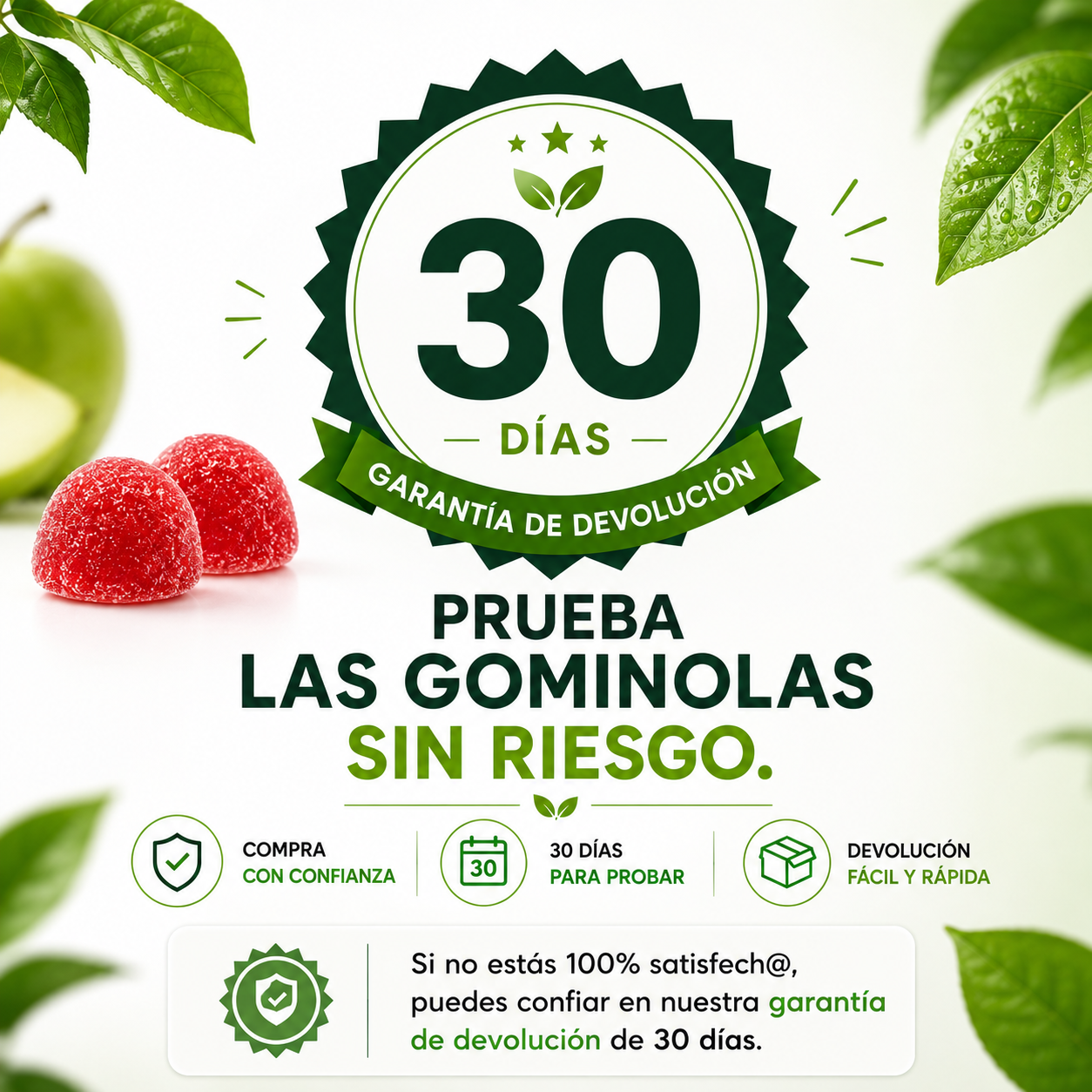 Dile Adiós a la Hinchazón y Recupera tu Digestión con "Gominolas de Vinagre de Manzana"